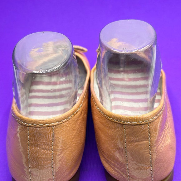 Women’s Coach Authentic Collins Patent Leather Cream Ballet Flats Size 8 1/2 - Picture 6 of 10